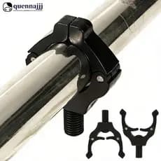 QUENNA 2 Peças De Vara De Pesca De Plástico Cabeça De Suporte Magnético Com Efeito Luminoso Interface Espiral De 8MM Par