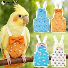 QUENNA Papagaio Fralda Vôo Terno Roupas Pequeno Pombo Animal De Estimação Pássaro Periquito Lovebird Pacífico Papagaios
