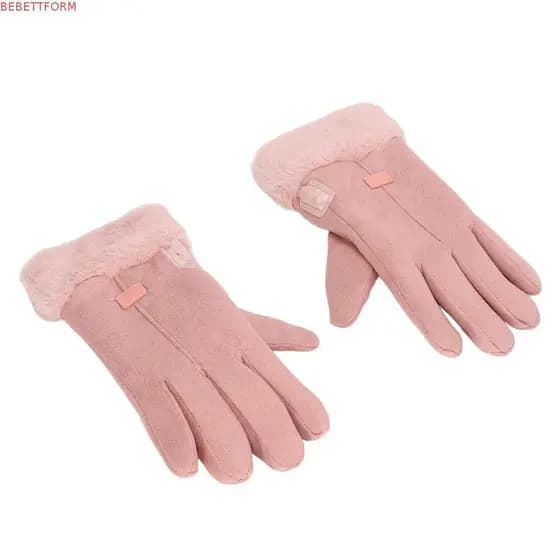 BEBETTFORM 1 Par De Luvas De Aquecimento Elétrico , Aquecidas USB Rosa De Dedo Inteiro Para Ciclismo Com Toque