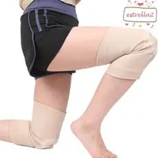 AESTRELLA 1 Par De Joelheiras De Silicone , Respiráveis Ultrafinas Esportivas De Compressão