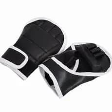 1 par de luvas de treinamento de boxe com meio dedo para MMA, unissex, para saco de pancadas infantil 7LYS