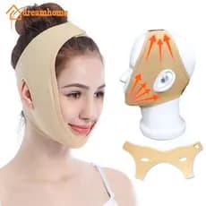 DREAMHOME Máscara Facial Fina Bandagem Cuidados Com A Pele Cinto Forma Elevador Reduzir Queixo Duplo Rosto Desbaste Band