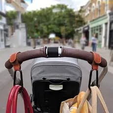 lovedeeply Acessórios Para Carrinho Bebê Ganchos Convenientes Pendurar Bolsa Fraldas