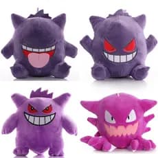 1 peça de brinquedo de pelúcia Pokémon Haikracker Gennika de 16-18 cm, boneco de animal macio