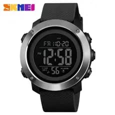 Skmei relógio digital led masculino de luxo, relógio digital à prova d'água casual na moda, casual, esportivo, relógio d