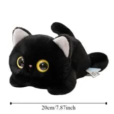 Brinquedo De Pelúcia De Gato De Olhos Grandes DALTONOW , Boneca Simulação De Gatinho Macio E Realista , Adorável