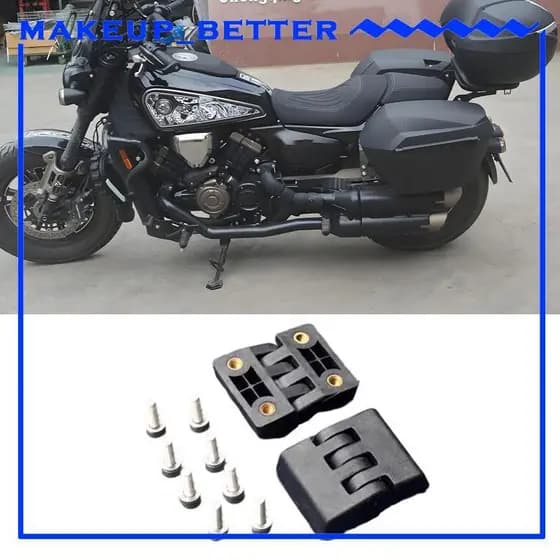 [Makeup_better] Dobradiças De Caixa De Porta-Malas De Motocicleta De Nylon Kit De Hardware Compacto Para Superior E Alfo