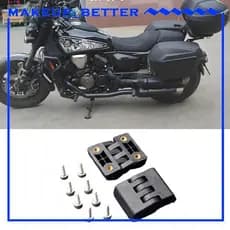 [Makeup_better] Dobradiças De Caixa De Porta-Malas De Motocicleta De Nylon Kit De Hardware Compacto Para Superior E Alfo