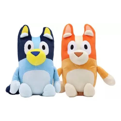 Blue and Bingo, brinquedo de pelúcia infantil importado de 25cm, cão azul de desenho animado Brady, ladrão azul Bruto UT