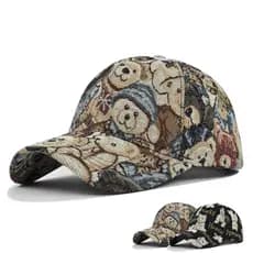 Bonito Urso Boné De Beisebol Nova Primavera Chapéu De Sol Cão Impressão Das Mulheres Dos Homens Unisex-Adolescentes Algo