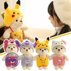 Urso de Pelúcia Fantasia Brinquedo Boneco Almofada Fofa R4h5