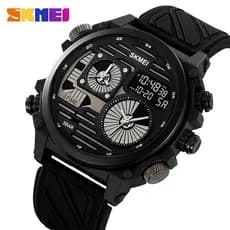 SKMEI 2202 Relógio Esportivo Masculino LED Luz Cronômetro À Prova Dwaterproof Água Relógios De Pulso Alarme Criativo Leg
