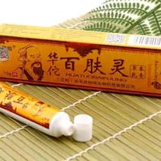 Creme Amarelo Original HUATUO BAIFULING para acne, pomada para pele com acne e fungos, creme para coceira na pele, reméd