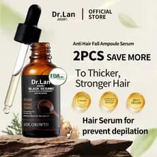 Sérum Capilar Dr.Lan, Contém Ingredientes Naturais, Aprovado pela FDA, Ginseng e Gergelim Previnem a Queda de Cabelo e P