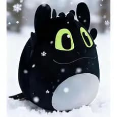 25cm Redondo Dragão Preto Brinquedo De Pelúcia PP Algodão Preenchido Macio Travesseiro Bonito Fofo Plushie Animal Boneca