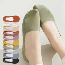 Meias femininas patchwork estilo náutico, alta elasticidade, respiráveis ​​e estilosas, tamanhos 35-40.