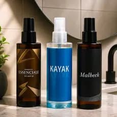 Trio Homem Cheiroso Magnata - Presente natal - 3 Body splash 100ml cada (Malbeck, Kayak, Essenciale)