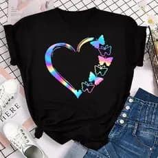 Camiseta Blusa Camisa T-Shirt Estampa R Distribuidora