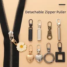 Extrator de zíper de Metal destacável margarida zíper extrator DIY substituição costura zíper reparação
