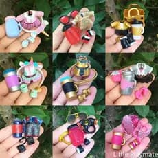 Acessórios Para Bonecas LOL 1 Conjunto Roupas Originais Garrafas De Sapatos Kid Action Figura Surpresa Brinquedos Unicór