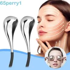 PERRY1 Massageador De Colher De Globos De Gelo , Rolo Faciais Para Inchaço Dos Olhos , Bola De Resfriamento Antirrugas S