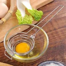 Separador de Gema de Ovo em Aço Inoxidável de Alta Qualidade LTBR - Separador de Clara de Ovo Prático com Função de Filt