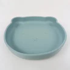 Bandeja De Refeição De Silicone Para Bebê Tipo Ventosa Talheres Alimentos Anti-Queda