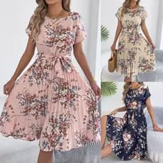 [Produto em estoque pronto Entrega no mesmo dia] 2026 Primavera Verão Europeu Americano Elegante Flor Boneca Manga Lace-