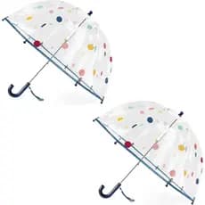 MGH Kids Clear Bubble Umbrella 2 Pack-Guarda-Chuvas De Chuva À Prova De Vento Dome Para Meninos E Meninas