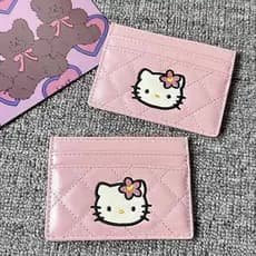 Decorador Hello Kitty Titular Do Cartão Mini Dos Desenhos Animados Simples Bonito Delicado Moda Personalidade ID Saco De