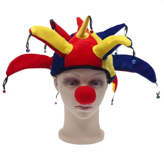 Conjunto Chapéu De Palhaço/Dia Das Crianças Bruxas/Adulto