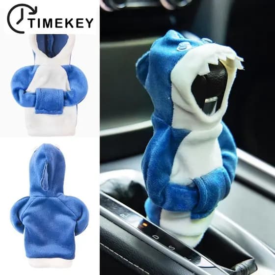 TKEY Hoodie Capa Da Mudança De Marcha Do Carro Fashion Gearshift Cute Cartoon Alavanca De Câmbio Acessórios Interiores A