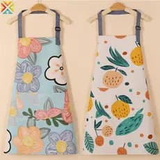 Moda Tecido De Algodão Puro Espessado Resistente À Sujeira Cozinha E Avental De Roupa De Trabalho Doméstico
