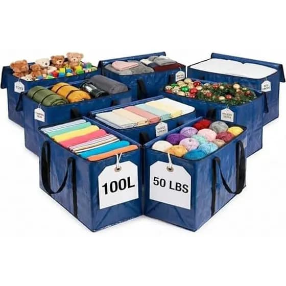 Sacos Móveis Grandes Ou Bolsa De Armazenamento ClearSpace-Caixas Com Alças De Mochila , Zíperes & amp ; – De Embalagem R