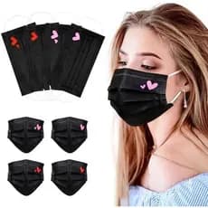 Máscaras Faciais Descartáveis De 100 Pces-De Segurança Respiráveis De 3 Camadas , Para Adultos , Homens E Mulheres , Más