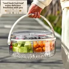 Balde Isolado Portátil De Grande Capacidade , De Gelo Para Bebidas Seladas Ao Ar Livre , Ideal Frutas , Cerveja , Champa