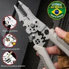 Alicate Multifuncional Desencapador de Fios | Remove Parafusos e Parafusos Quebrados Crimpador Cortador 28 em 1