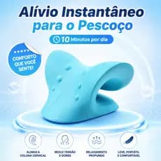 Travesseiro Cervical Relaxante Alívio Dor Pescoço Ombros Ombro Massagem Quiroprática Suporte Ortopédico Almofada Yoga