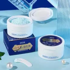 HIH probióticos deslumbrante brilhante clareamento pó de dente remover manchas amarelas dentes limpos hálito fresco sabo