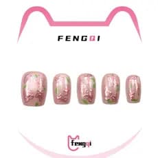 Manicure usando unhas artesanais Boutique 2026 olho de gato remendo de unhas curtas unhas falsas URJL