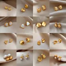 Estilo High-End geométrico escovado brincos moda nicho Design pérola brincos temperamento único feminino DALP