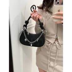 bolsa transversal feminino bolsa feminina Versão coreana meninas verão High-End Design bolsa nas axilas