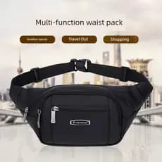 Bolsa de cintura para coleta de dinheiro, resistente ao desgaste, à prova d'água, negócios, corpo cruzado, feminino, ao