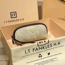 bolsa transversal feminino bolsa feminina Hong Kong Marca Embreagem de Couro Genuíno Feminina 2026 Novo Estilo Moda Text