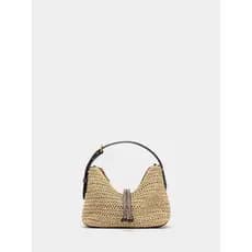 bolsa feminina Bolsa Z Home 2026 Verão Novo Estilo Mini Retro Bolsa de Palha Artesanal All-Match Commuter Portátil Cross