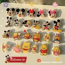 Japonês coreano estilo INS desenho animado fofo Mickey Mouse Mickey Minnie Winnie the Pooh coleção magsafe Airbag magnét
