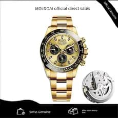relogio masculino Relógio masculino automático calendário relógio de pulso luminoso oco relógio mecânico à prova dwaterp