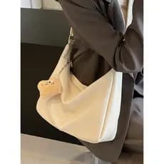 Bolsa bolsa transversal feminino Flacidez Casual Outono Inverno Couro Macio Commuter Messenger Bag