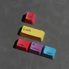 Teclado mecânico de comando Apple Color pbt