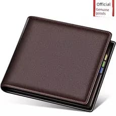carteira masculina carteira masculina com ziper Carteira genuína masculina textura de couro genuíno carteira masculina e